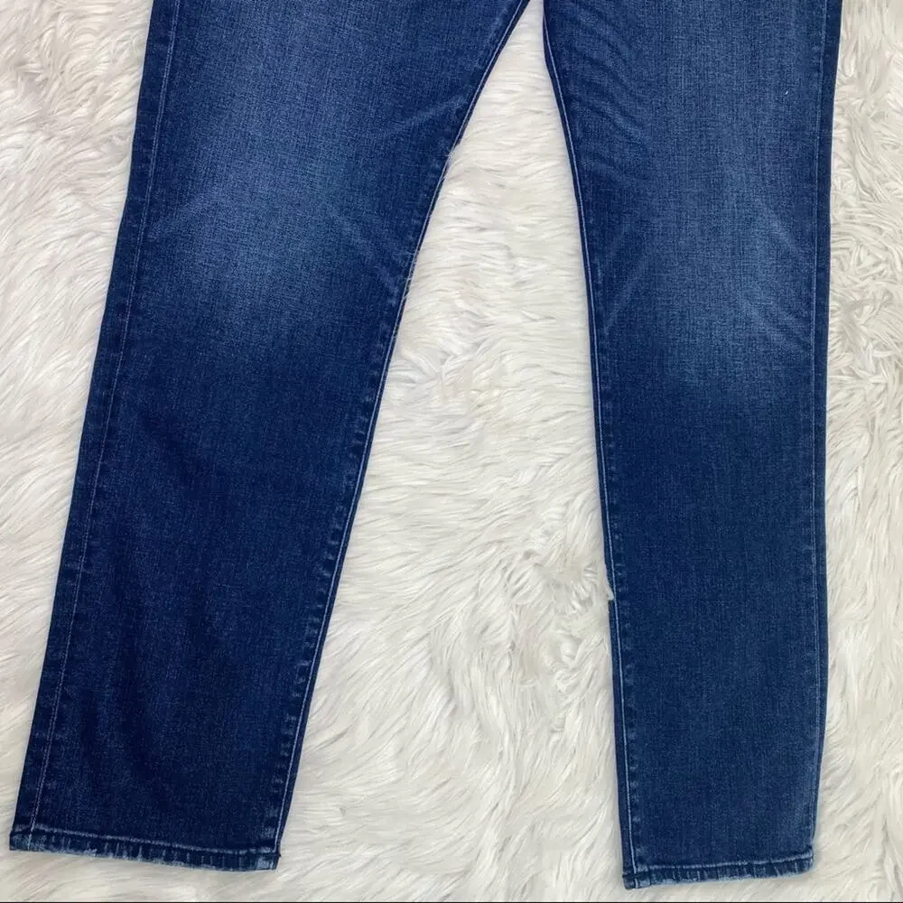 True Religion Men's Rocco No Flap Relaxed Skinny Jeans Blue Size 44 NWT